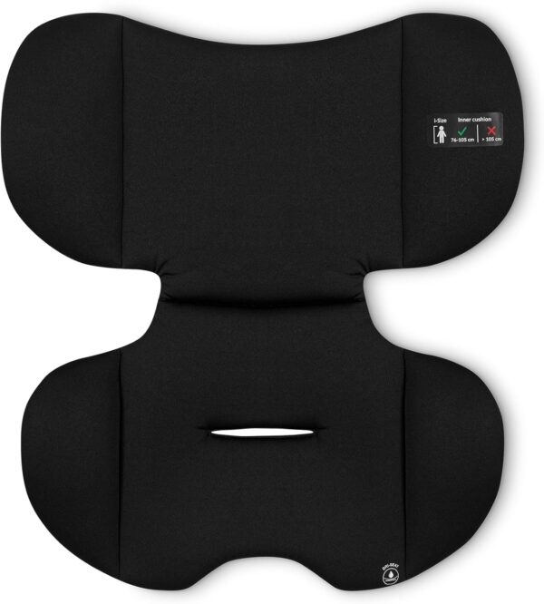 Lionelo Levi Adjustable Car Seat for 9-36kg Transforms with Your Child from Infant to 12 Years, Multi-Level Headrest & Insert Options, Enhanced Side Protection, Easy Install & Wash (ONE, Carbon) - Image 7