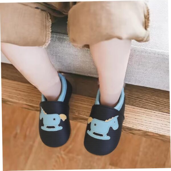 Baby Shoes Soft Sole Leather Baby Walking Shoes with Pony Pattern, Waterproof Non-Slip First Walking Toddler Moccasins for Learning to Crawl, Walk, Run, S Baby Boys' Shoes - Image 8