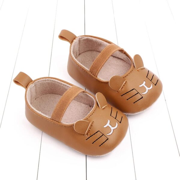 Spring and Summer Children Baby Toddler Shoes Boys and Girls Casual Shoes Flat Soles Light and Comfortable Solid Color Cartoon Cat Shape Extra Wide Boy Shoes - Image 2