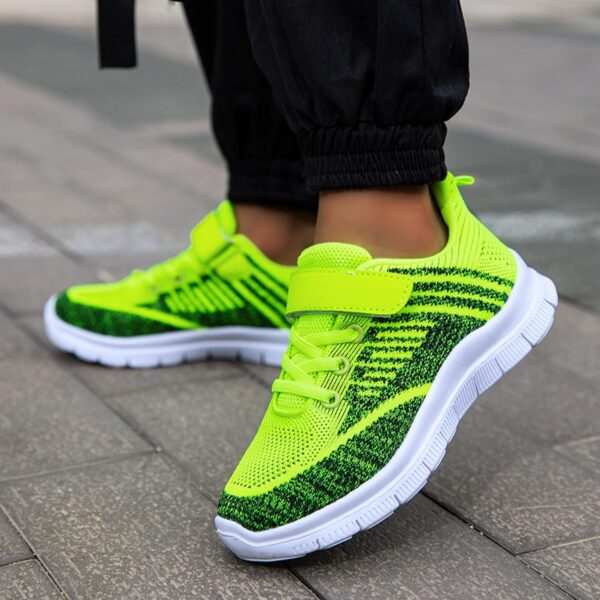 Girls Boys School Shoes - Girl's Cute Sneaker Toddler Little Kids Shoes Kids Athletic Shoes School Pe Gym Sneakers Soft Dance Plimsolls Walking Shoes Little Kid/Big Kid - Image 3