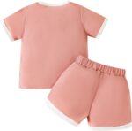 Unisex Baby Summer Clothes Set Top + Short 2Pcs Outfits 3D Flower Decoration Toddler Clothing Sets for 9M-4Y Boys and Girls - Image 2