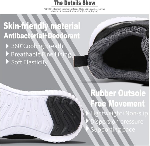 Boys Trainers Kids Running Shoes Child Athletic Shoes Casual Walking Shoes Boys Tennis Shoes Outdoor Sport Sneakers - Image 4