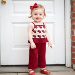 Baby Girl Summer Clothes Cute Sleeveless Floral Crochet Tank Top with Loose Trousers Set Newborn Toddler Girls 2 Piece Outfits - Image 6