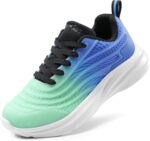 DREAM PAIRS Trainers for Boys Girls Lace-up Athletic Sneakers Durable Kids Running Shoes