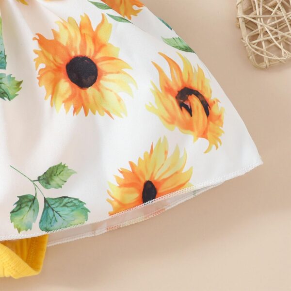 HEOXIN Baby Girl Infant Toddler Dress, 18, Pink, 0-18M - Image 4