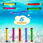 5Pcs Diving Sticks - Swimming Pool Dive Sticks Sinkers for Kids 7-12, Underwater Diving Toys Training for Girls Boys Gifts - Image 5