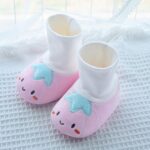 Akgukrseh Baby Toddler Shoes Cotton Shoes Plus Velvet Thick Warm Soft Soled Shoes Cute Do Not Fall Before The Shoes Baby Boy Winter Boots Size 3 - Image 2