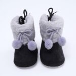 Anti-Slip Loafer Flat Girls Plush Snow Warming Shoes Baby Soft Boots Infant Baby Shoes Toddler Shoes 6 - Image 3