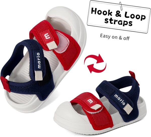 MK MATT KEELY Boys Girls Sandals Kids Closed Toe Walking Shoes Toddlers Baby Wide Fit Beach Sandals with Non-Slip Sole - Image 8
