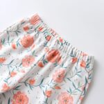 Awxoder Toddler Baby Girl Clothes Printed Design Tops + Floral Pants Little Girl Outfit Set - Image 6