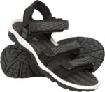 Mountain Warehouse Reef 3 Strap Kids Sandals - Neoprene Lined Boy & Girls Beach Shoes, Durable Sandals, Hook & Loop, Quick Dry Summer Footwear - for Beach Walking