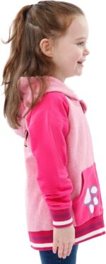Paw Patrol Hoodie | Skye Girls' Hoodies | Glitter Kids Hoody | Childrens Zip Up Jumper - Image 6