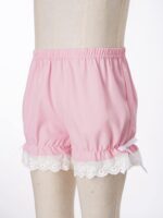 CHICTRY Kids Girls Dance Shorts Ruffle Bowknot Bloomers with Lace Trim Pettipant Safety Shorts Undershorts Bottoms Underwear - Image 4