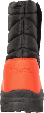 Mountain Warehouse Caribou Junior Kids Snow Boots - Snowproof, Fleece Lining, Warm, Insulated, High Traction Sole - Ideal For - Image 3