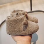 Infant Baby Boys Girls Classic for Boys and Girls Flat Plush Warm and Comfortable Cartoon Sheep Shape Boys Size 13 Shoes - Image 4