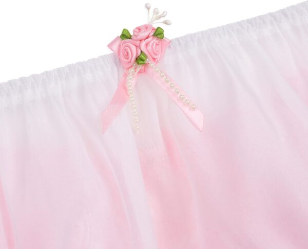 Satini Women's Sheer Frilly Sissy Soft Lace Knickers Briefs Panties - Image 3