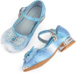 Girls Princess Shoes Toddlers Sequin Sweet Bows Sandals Little Girls Party Pumps Sparkle Wedding Dress Shoes - Image 3