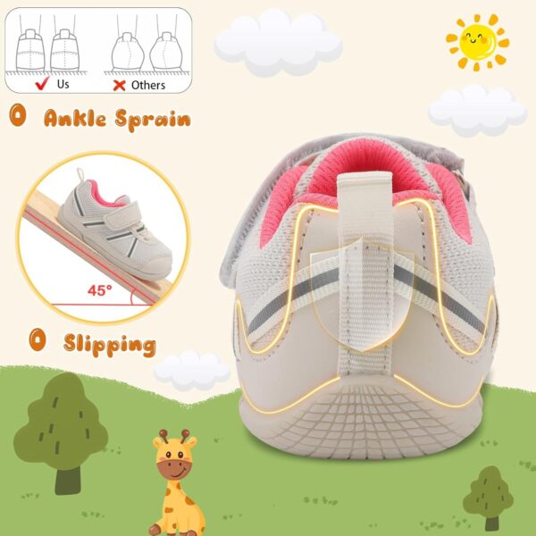 JOINFREE Baby Walking Shoes Comfortable Toddler Boys Girls Sneakers Soft Sole Barefoot Tennis Shoes - Image 6