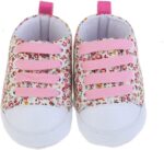 Boys Shoes, SHOBDW Toddler Baby Girls Princess First Walk Summer Slip on Shoes Newborn Infant Crib Soft Sole Anti-Slip Sneakers Kids Sandals Close Toe Shoes - Image 3