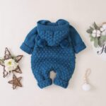 Newborn Baby Boy Girl Clothes,Girls Athletic Outfit Newborn Baby Clothes Unisex Newborn Family Picture Outfits Knit Newborn Infant Romper Strawberry Paja - Image 3