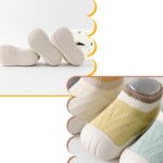 HEOXIN Baby Girls Boys First Walking Shoes, 01, Pink/Green/White/Yellow/Blue, S/M/L - Image 4