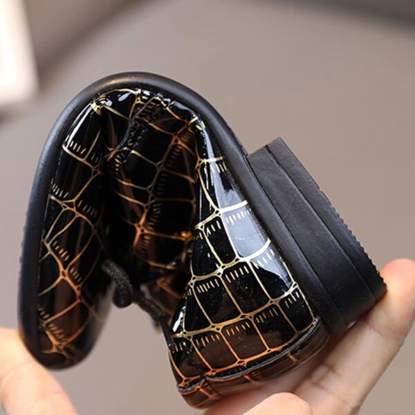 Boy's Leather Dress Loafers Shoes, Back to School Kids' Oxfor𝐝s Dress Shoes Formal Shoes Formal Shoes (Black, 11.5 Little Child) - Image 5