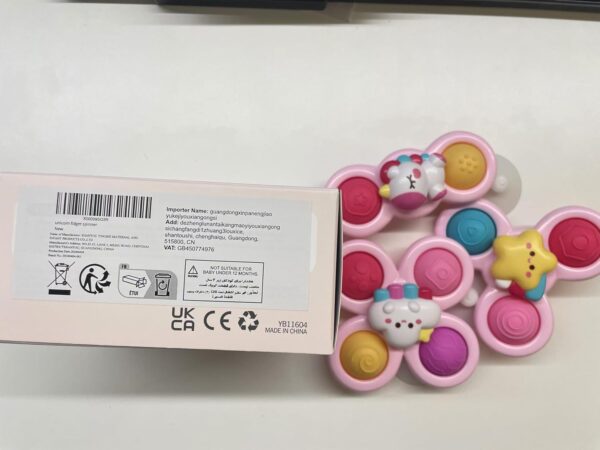 lerrbo 3PCS Pop Suction Cup Spinner Toys for 1 Year Old Boy Girl|Novelty Spinning Tops for Toddler Age 1-2|Sensory Baby Bath Toys for Toddlers 1-3|6 12 18 Months Boy Birthday Gift for Infant - Image 15