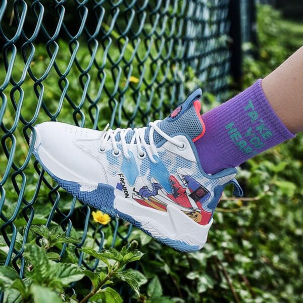 Xinghuanhua High Top Basketball Shoes Boys' Basketball Shoes Girls' Fashion Sports Shoes Children's Basketball Shoes - Image 3