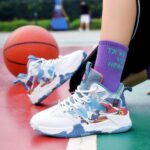 Xinghuanhua High Top Basketball Shoes Boys' Basketball Shoes Girls' Fashion Sports Shoes Children's Basketball Shoes - Image 5