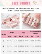 Happy Cherry - Cotton Briefs Underwear Girl Knickers Short Briefs Pants Underwear Pants Kids Underpants Comfortable Soft Breathable Panties with Colorful Cute Cartoon Pack 10 for Teenage 9-15 Years - Image 2