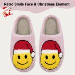 sharllen Girls Boys Slippers Kids Happy Face Slippers Novelty Christmas Santa House Slippers Plush Warm Winter Smile Slippers Indoor & Outdoor - Image 5
