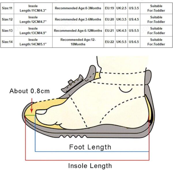 Toddler High Top Canvas Laces Up Infant First Walking Shoes Soft Flat Sole Baby Girls Trainers Breathable Boys Cute Lightweight Sneakers Outdoor - Image 6