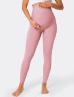 BAYDI Maternity Leggings Over Bump with Pockets Workout Belly Support Stretchy Soft Pregnancy Pants Activewear Pajama - Image 3