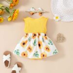 HEOXIN Baby Girl Infant Toddler Dress, 18, Pink, 0-18M - Image 3