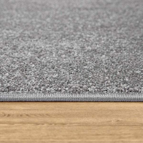 Paco Home Living Room Rug Plain Simple And Modern Short-Pile, Various Sizes and colours, Size:80x150 cm, Colour:Anthracite - Image 3
