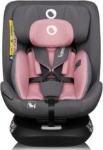 Lionelo Bastiaan i-Size 4in1 Car Seat with ISOFIX for Kids 0-12yo (40-150cm) Latest R129 I-Size 360° Swivel Rearward Facing Option 14 Adjustments Enhanced Side Protection (Pink Rose, I-Size) - Image 3