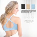 INTLMATE 3 Pack Women's Nursing Bra Seamless Wireless Night Sleep Nursing Maternity Bra Sleep Bralette with Removable Spill Prevention Pads and Bra Extenders - Image 4