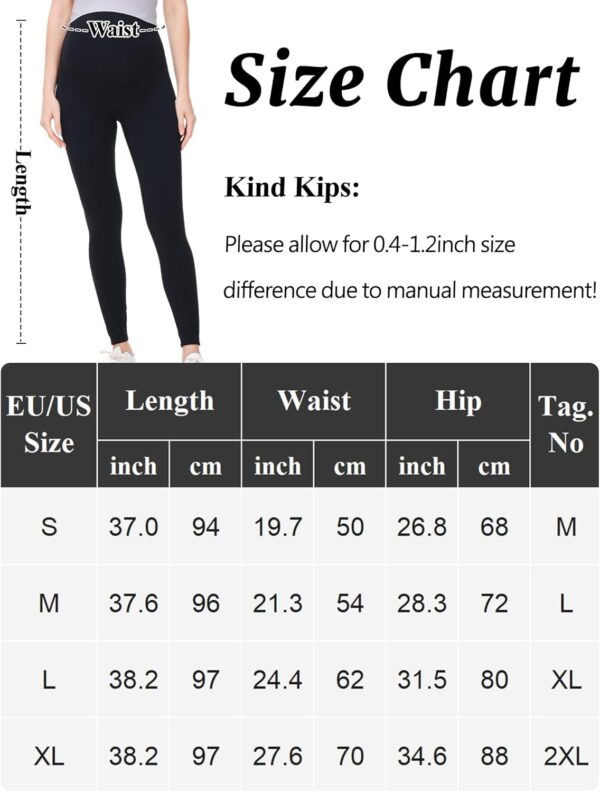 Maternity Leggings Over Bump Yoga Pants Women Soft Belly Support Pregnancy Trousers High Waisted Stretchy Workout Leggings S-XL - Image 6