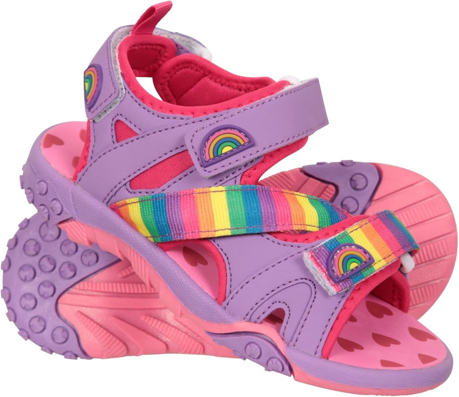 71492Np-WQL._AC_SL1500_.jpg Mountain Warehouse Seaside Junior Sandals - Neoprene Lining, Flexible Kids Shoes, Removable Heel Strap Beach Shoes - For Walking, Travelling & Beach - Image 1