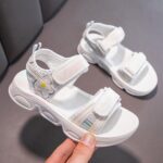 Kids Sandals Girls Children Shoes Comfortable Thick Soled Sandals Fashionable Outdoor Beach Princess Casual Sandals Baby Boy Sandals 2-3yr - Image 3