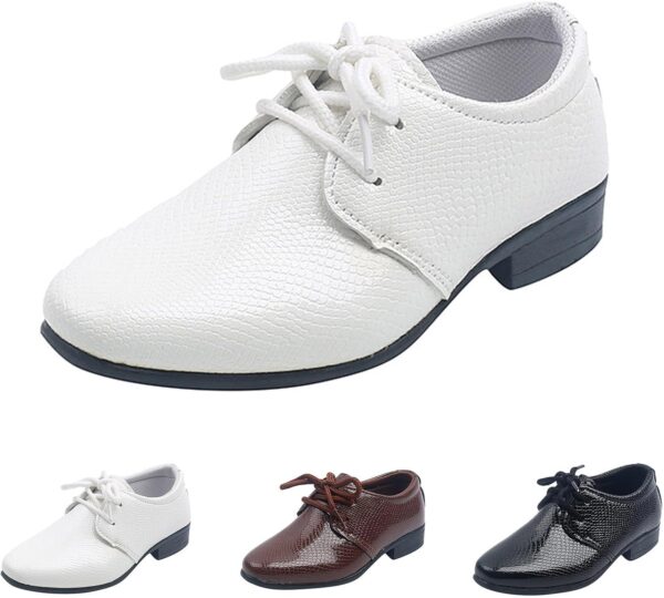 Toddler Little Kid Boys Girls Soft Slip On Loafers Dress Flat Shoes Boat Shoes Casual Shoes Kid Slip Light up Shoes for Girls - Image 2