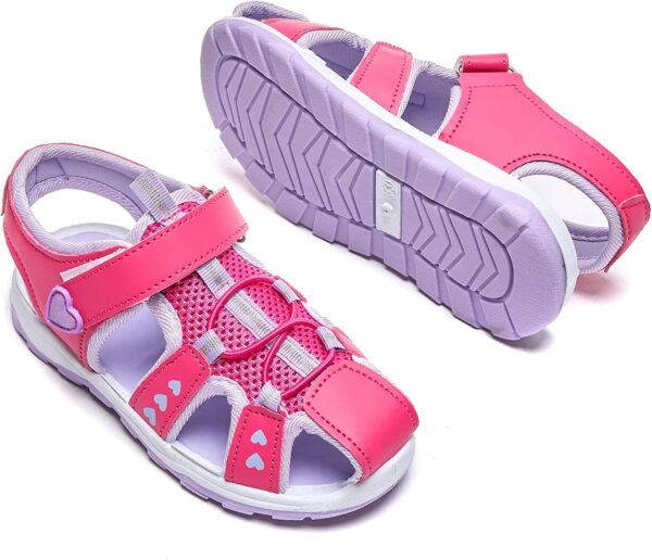 Girl's Sandals Soft Sole White Princess Comfortable Boys Kids Sandals - Image 2