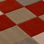 Rugs4sale Vogue Beige 1.4cm Thick Pile Modern Area Rug Living Room, Bedroom, Office And Home Decor l Ideal For Kids Room, Dining Hall, Indoor/Outdoor Carpet Mat (Beige/Terracotta-60x120cm) - Image 2