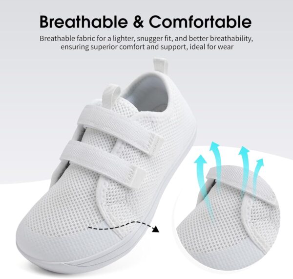 Kids Wide Barefoot Shoes Boys Girls Minimalist School Walking Shoes Trail Running Shoes Walking Sneaker - Image 3