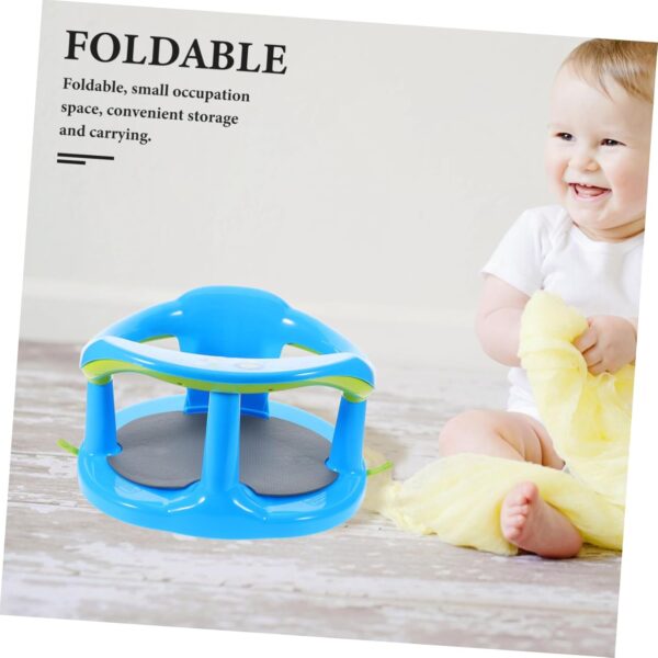 Abaodam Bath Seat Bath Stool Safe Shower Chair for Babies Newborns Toddlers Comfortable Bathing Experience - Image 7