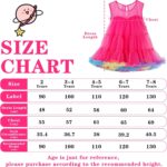 LACOFIA Girls Tutu Dress Toddler Layered Fluffy Summer Dresses Casual Party Tulle Sundress for Kids 2-8 Years - Image 6