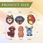 UYGTHI 21PCS Shoe Charms for Kids Teens Boys Girls Men Women - Cute Animal Shoe Decorations, Dog-Themed PVC Shoe Accessories for Sandals, Perfect Party Favors, Birthday Gifts, Holiday Decorations - Image 7