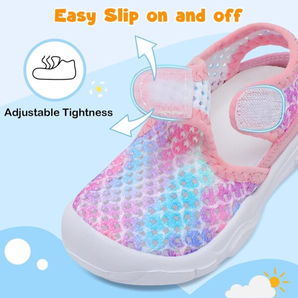 JIASUQI Toddler Sandals Boys Girls Wid Barefoot Water Sandals Kid Lightweight Water Shoes for Beach Swim - Image 3