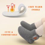 JOINFREE Baby Girls Boys House Shoes Baby Slippers with Non-Slip Rubber Sole Toddlers Cozy Home Booties - Image 6