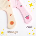 MEGAVOW 4 Pcs Girls Boys Hair Brush and Comb Set, Cute Styling Childrens Comb Hairbrushes Hairdressing Rat Tail Brush for Toddler Child's Hair - Image 7